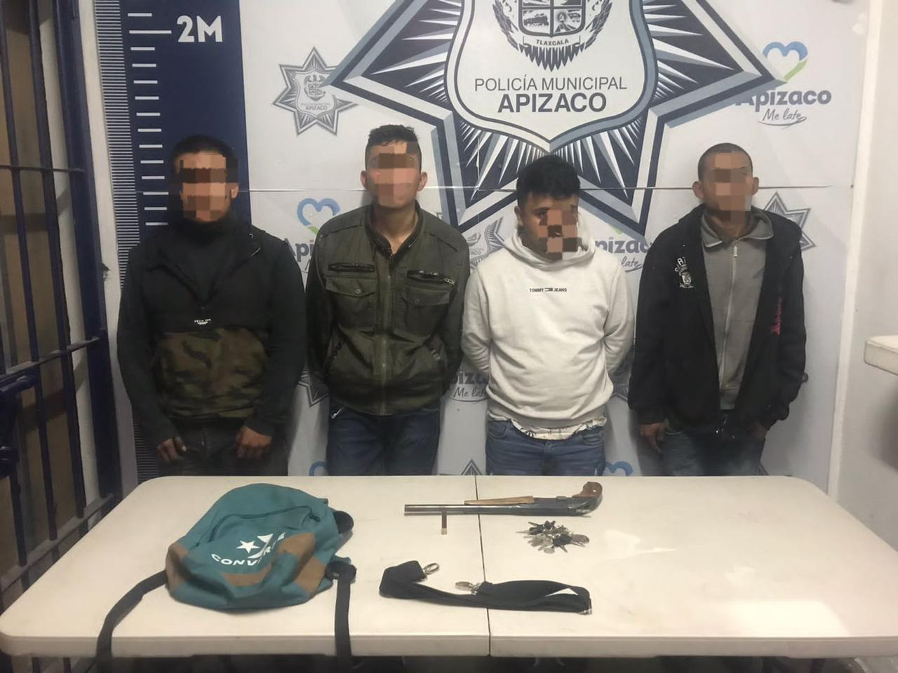Desarticula Policía de Apizaco a banda delictiva dedicada al robo de comercios
